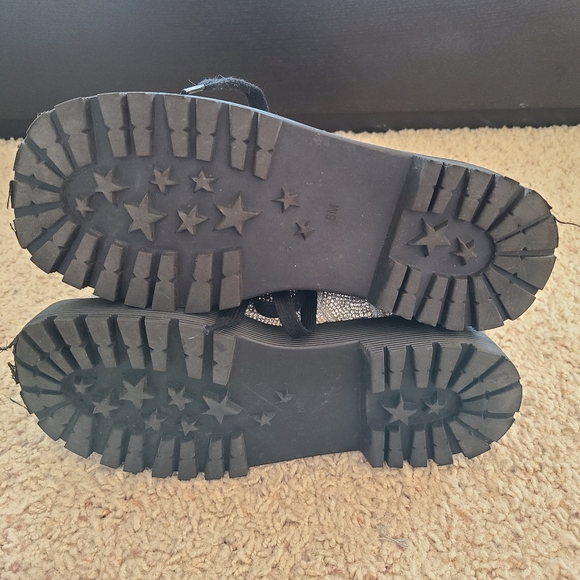 Doll's Kill Diamond Duchess Bling Boots, sz 8 - Picture 6 of 6